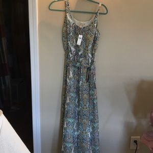 Banana republic paisley dress never worn